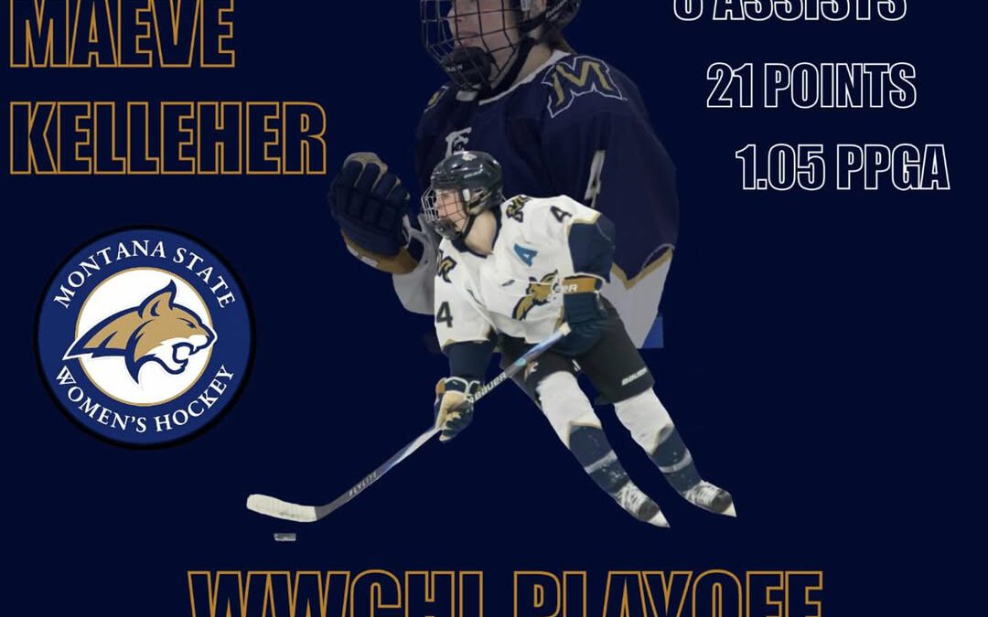 Huge congratulations to Junior Forward, Maeve Kelleher, for being selected to the WWCHL Playoff All-Tournament Team!!